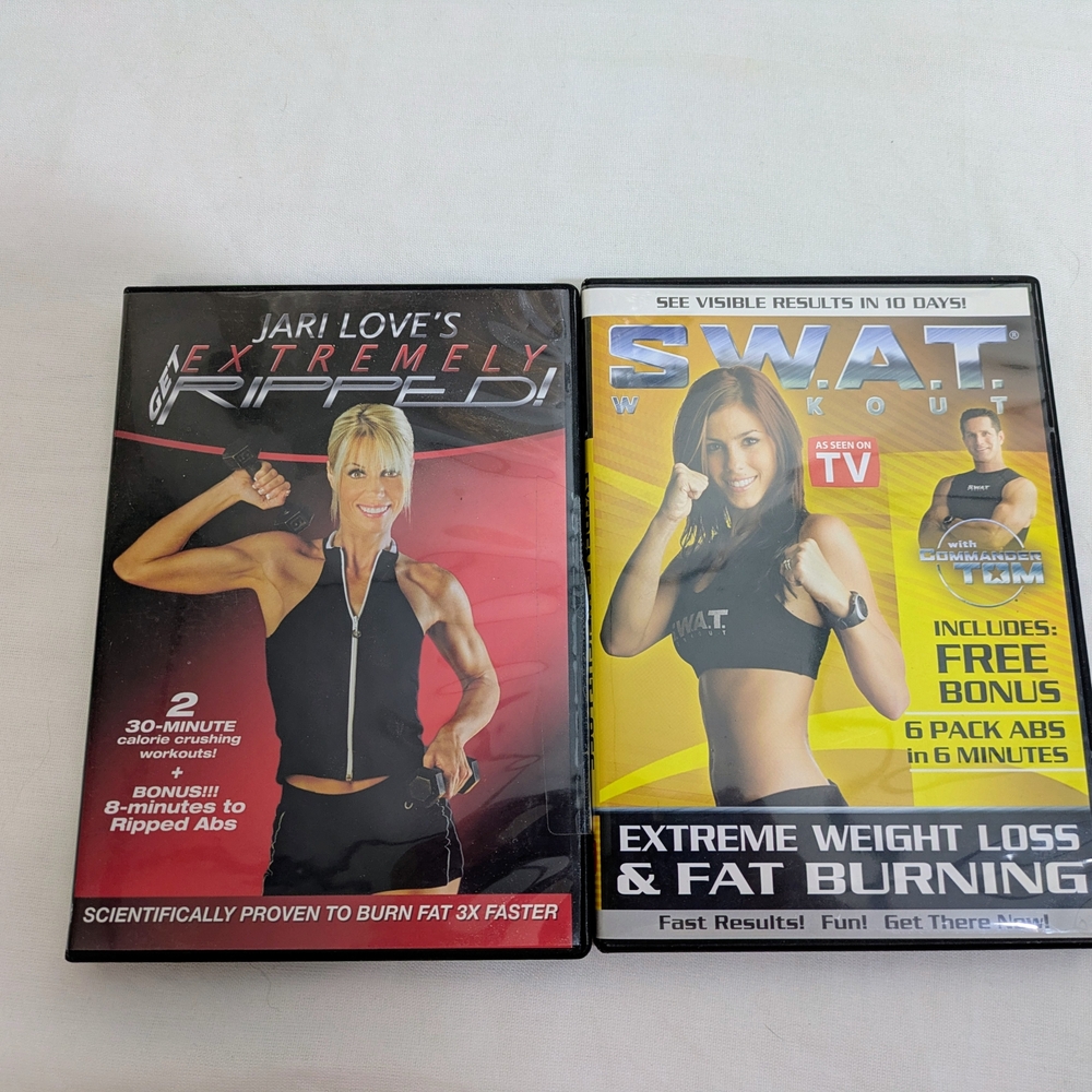 Jari Love's Extremely Ripped and SWAT Workout DVD Set